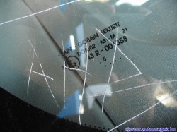 Sérült autóüveg kárfelvétel Union Biztosító